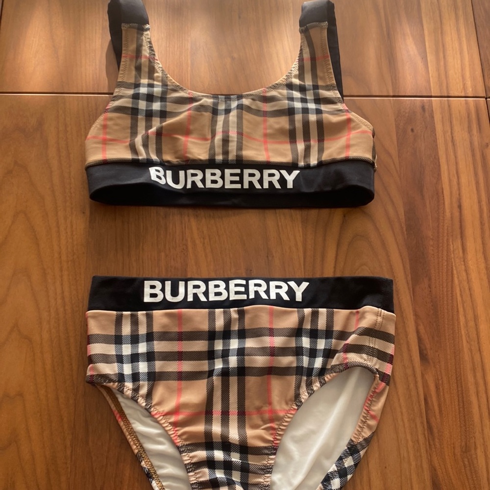 Burberry Tankini Bikini Girls 10